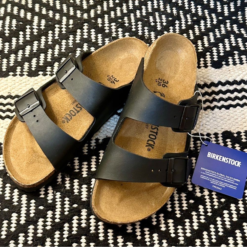 Birkenstock Arizona black size 5